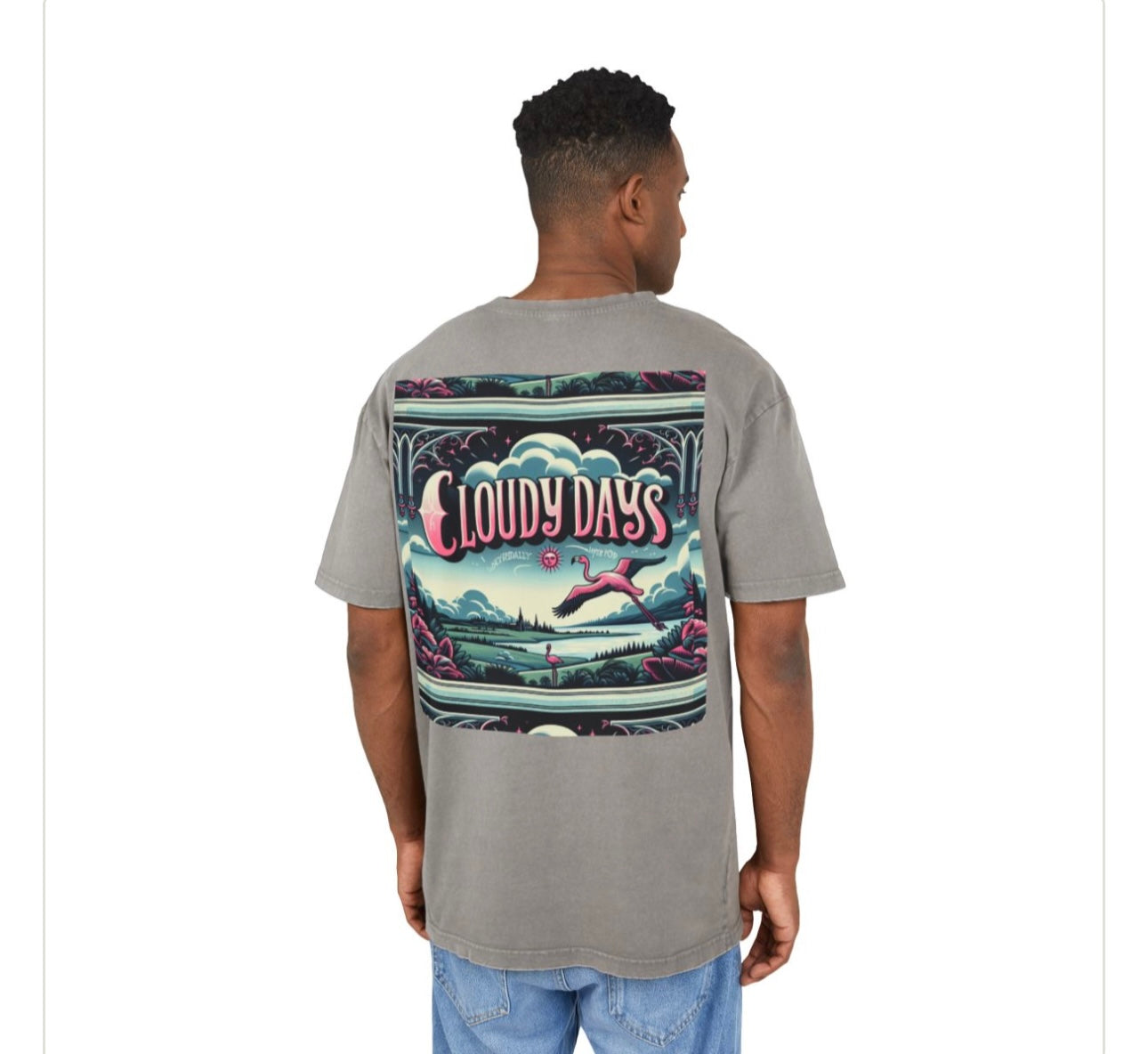 Cloudy days tee